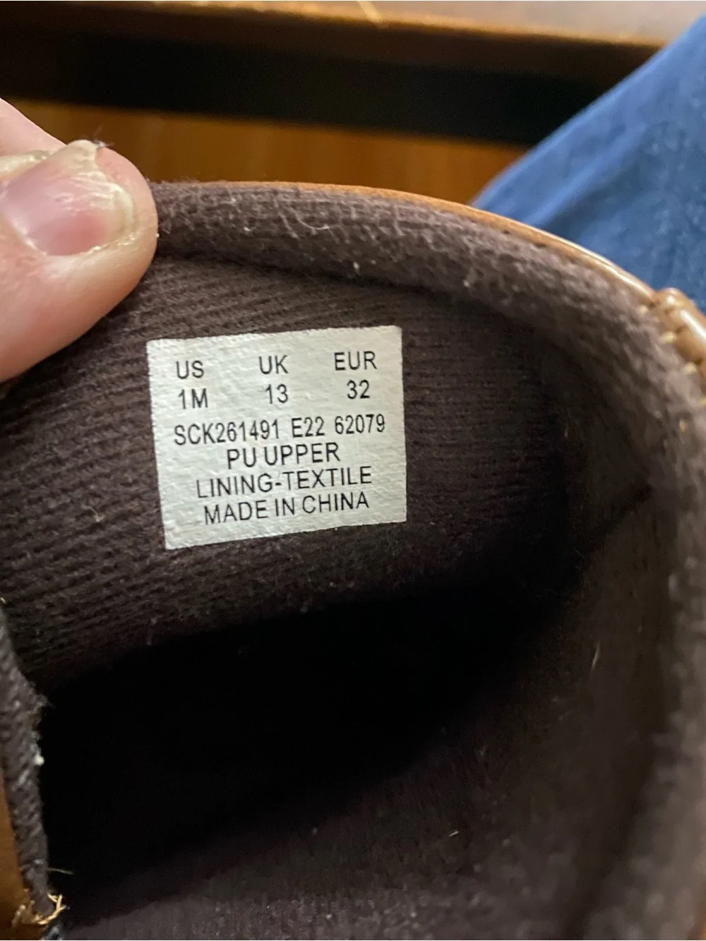 Sperry rainboots children size 1